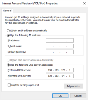 McMaster Generic IP settings.png